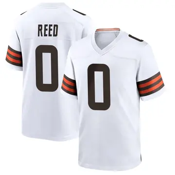 White Men's Ja'seem Reed Cleveland Browns Game Jersey